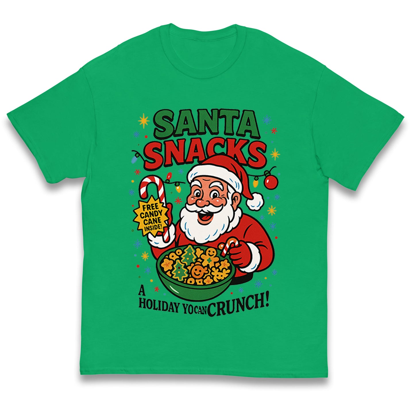 Santa Crunch Kids T Shirt