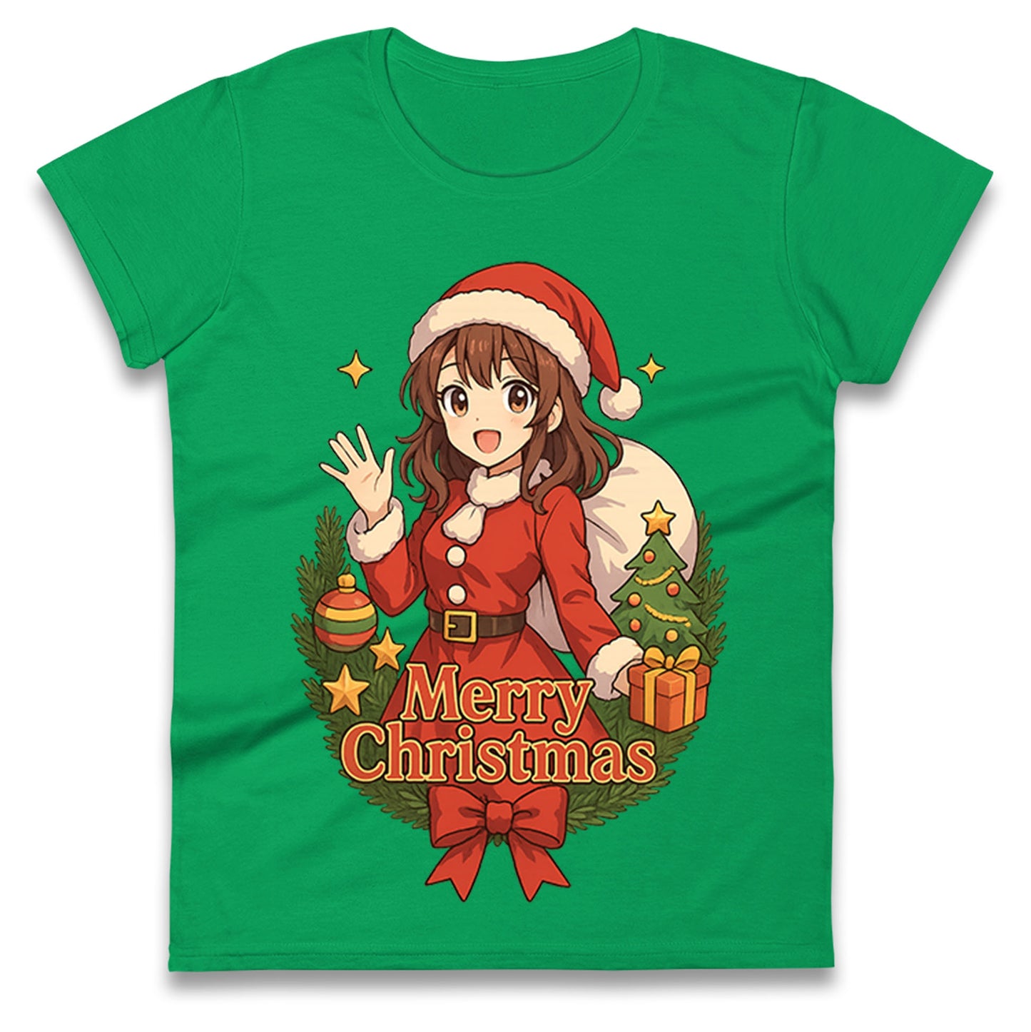 Anime Christmas Ladies Shirt