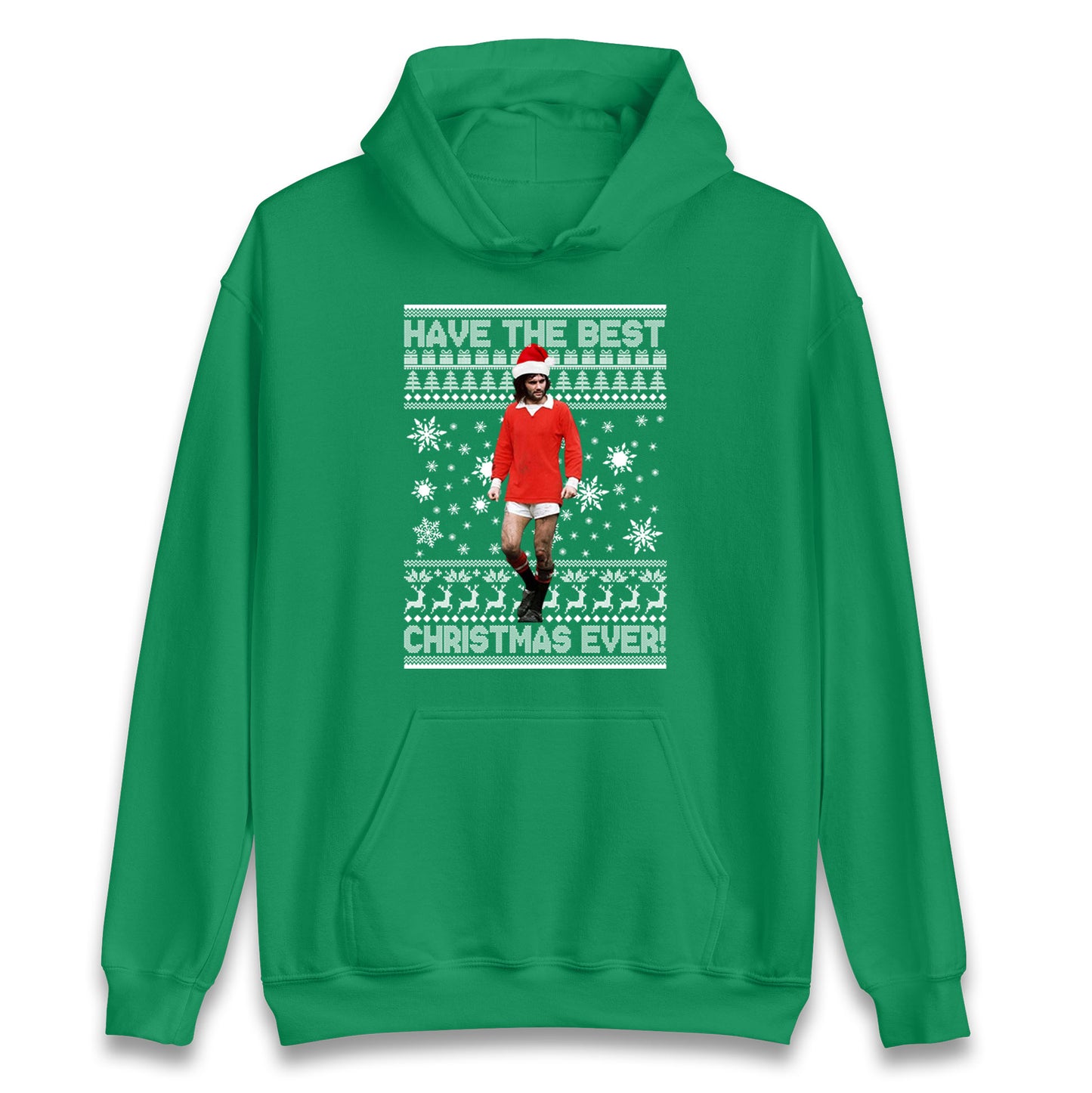 Christmas George Best Hoodie