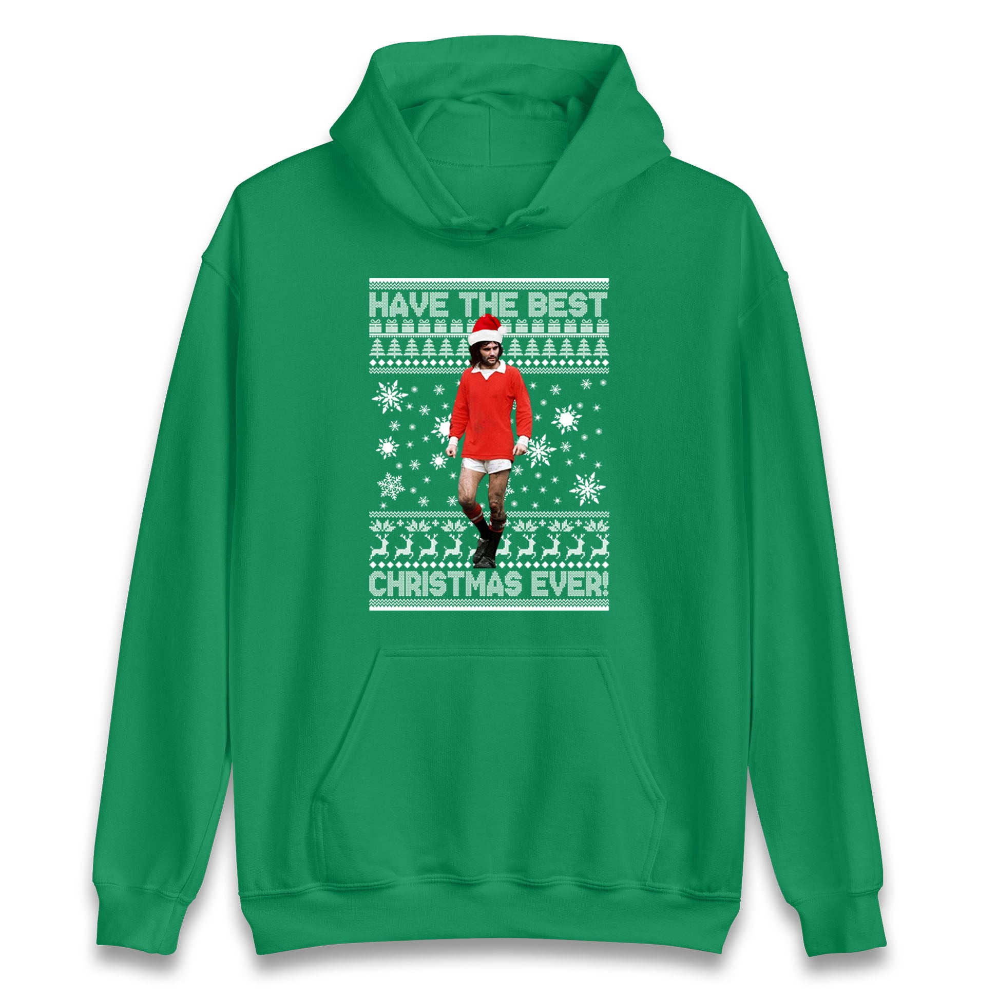 Christmas George Best Hoodie