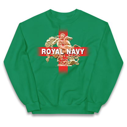 Royal Navy St George and The Dragon Kids Jumper