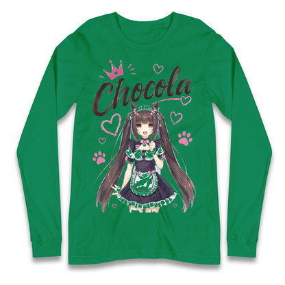 Chocola Nekopara Longsleeve T Shirt