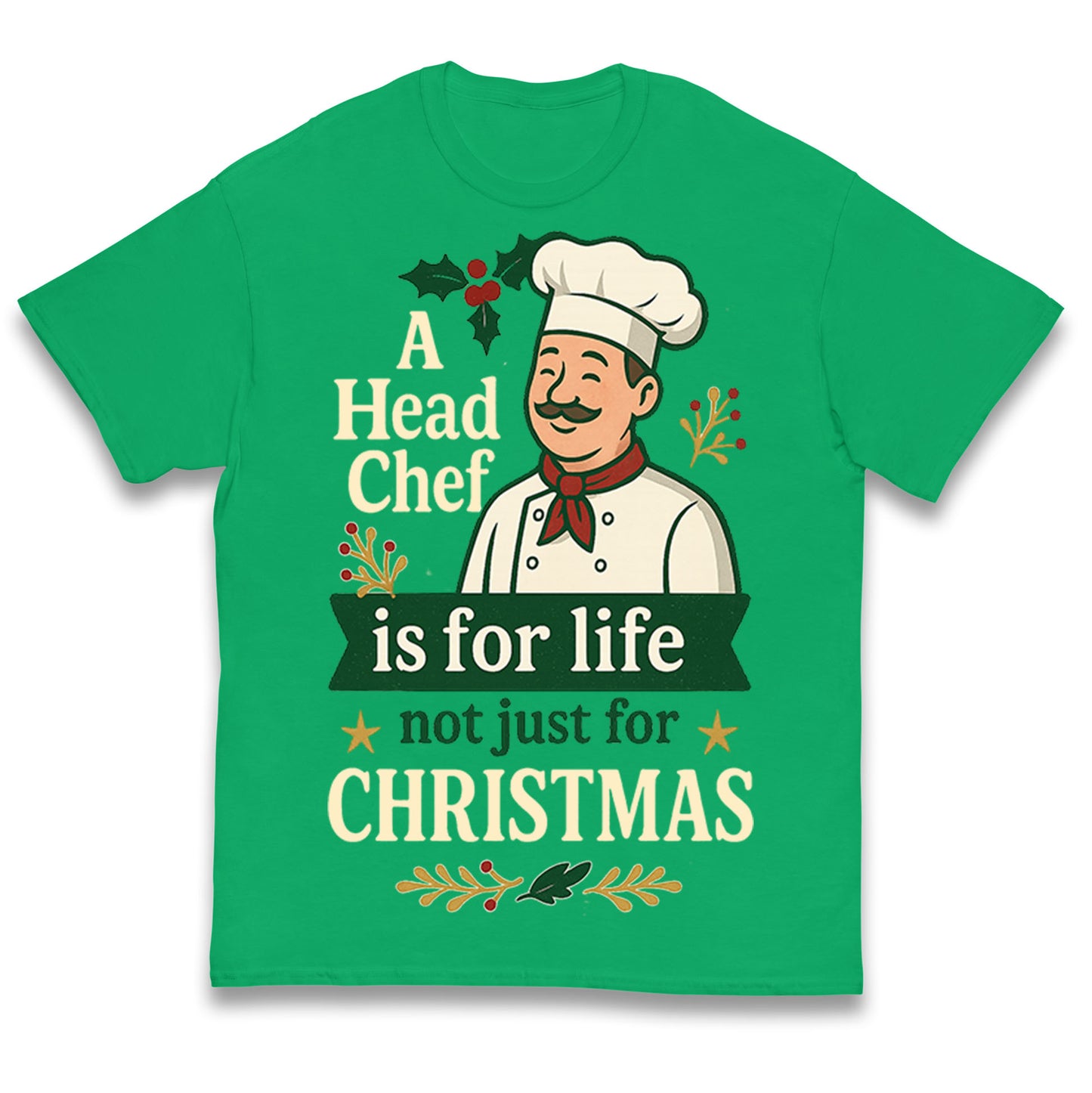 Head Chef Christmas Kids T Shirt 