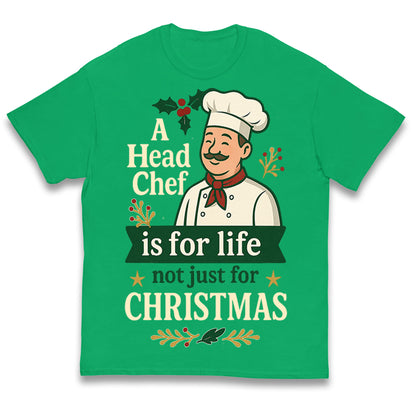 Head Chef Christmas Kids T Shirt 