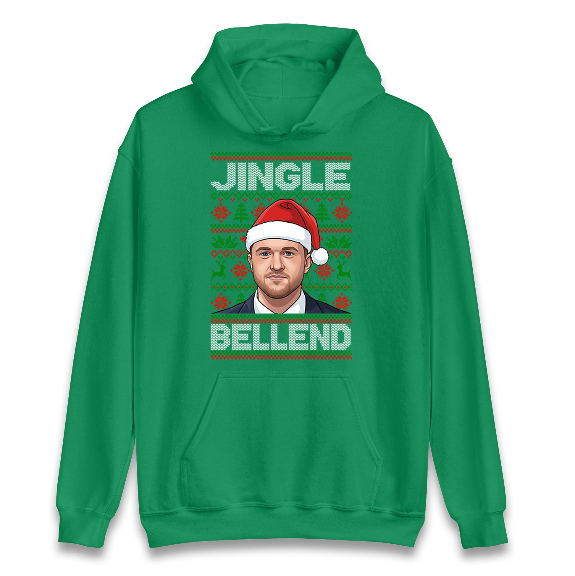 Tommy Robinson Jingle Bell Hoodie 