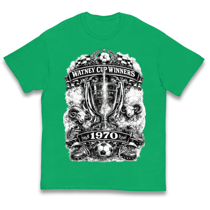 Retro Derby Watney Cup Winners 1970 Kids T Shirt
