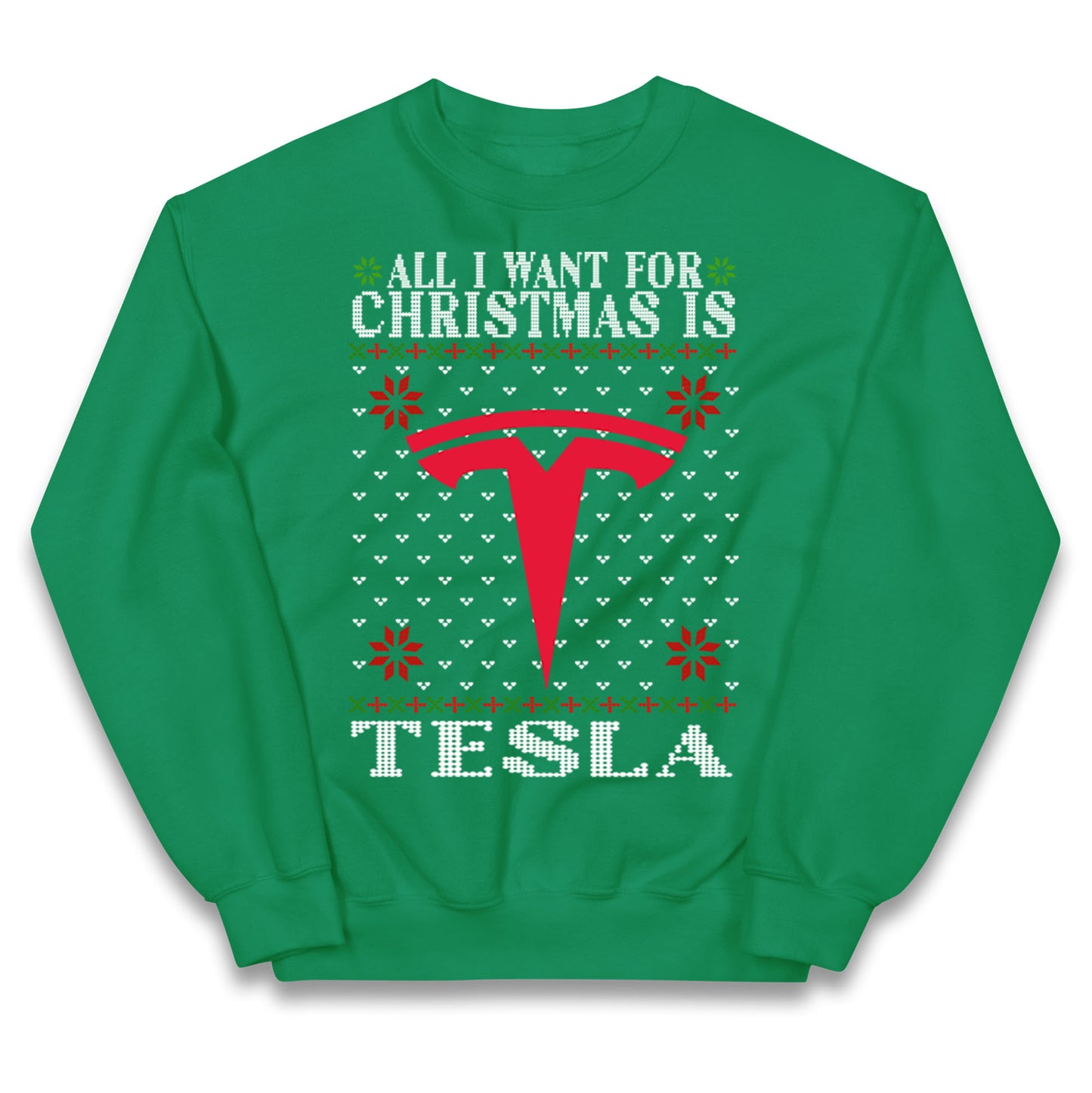 tesla christmas jumper