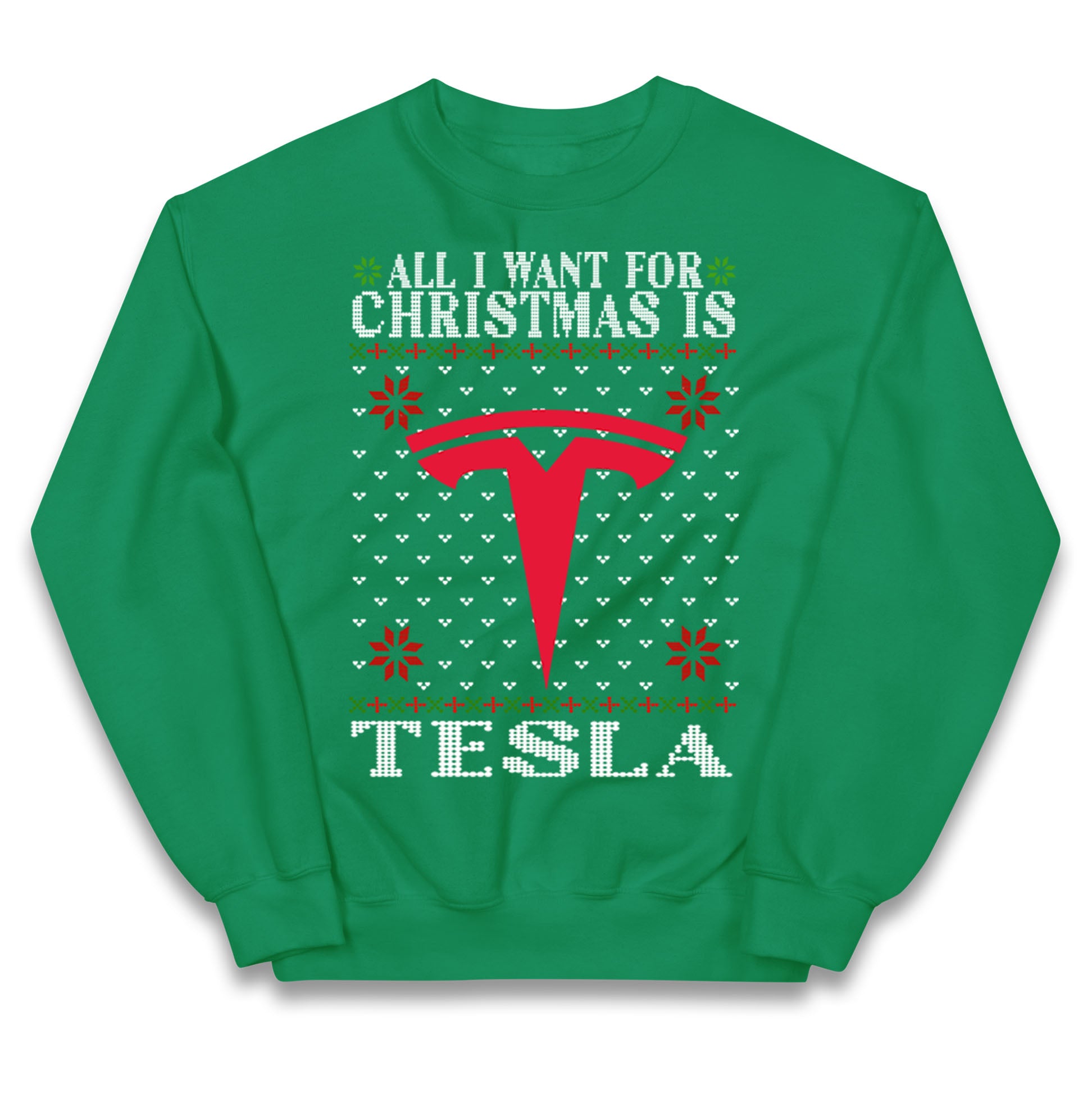 tesla christmas jumper