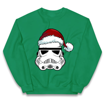 Stormtrooper Santa Christmas Kids Jumper
