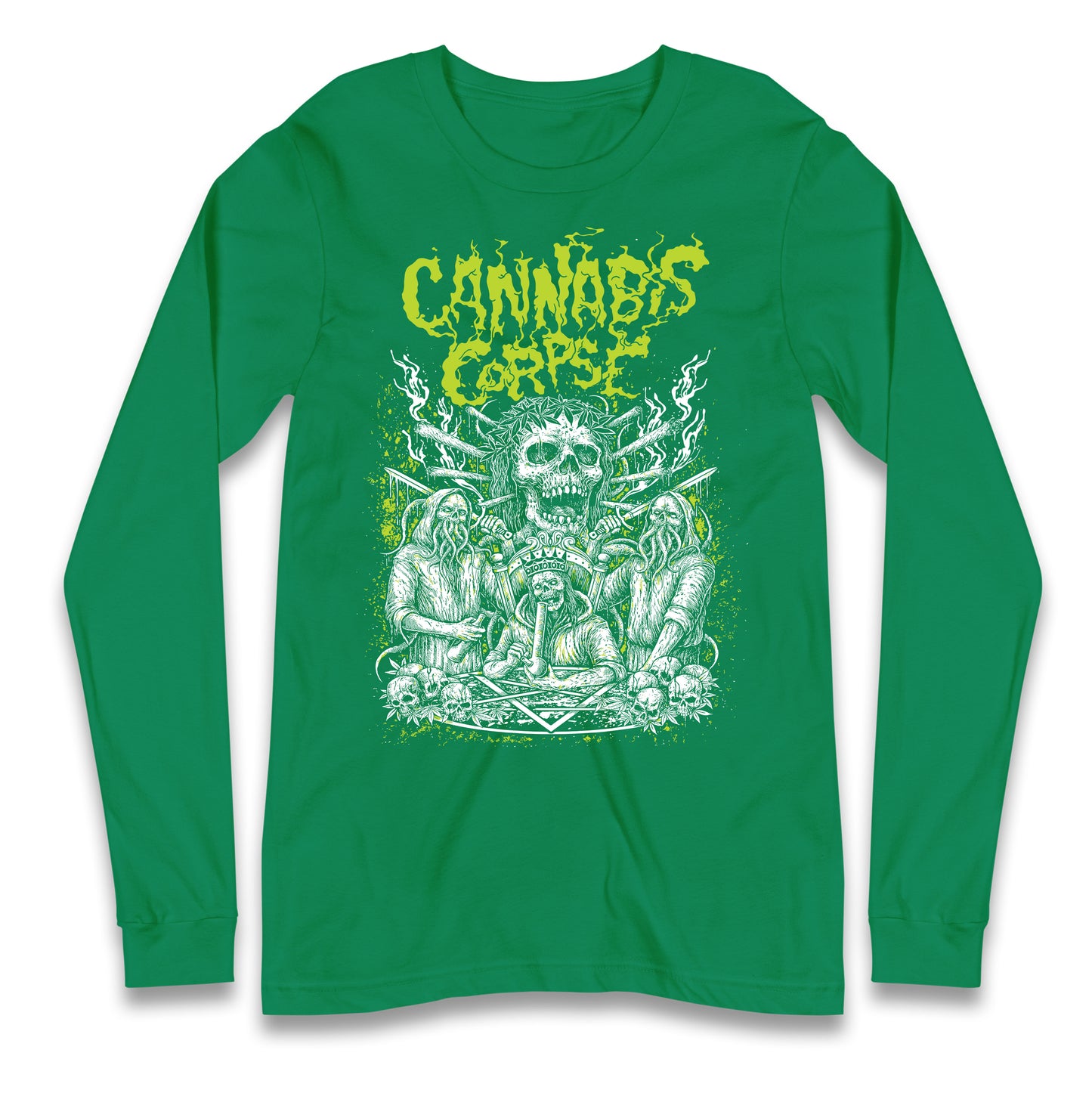 Cannabis Corpse Band Longsleeve T Shirt