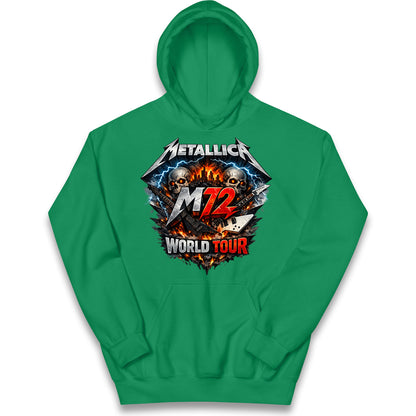 Metallica M72 World Tour Kids Hoodie