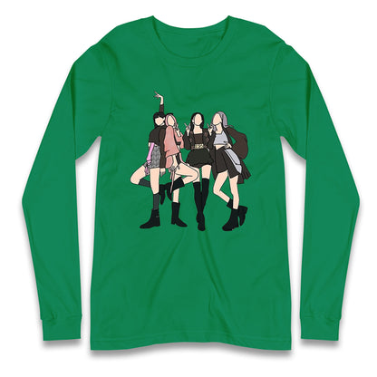 Blackpink Group Long Sleeve Shirt