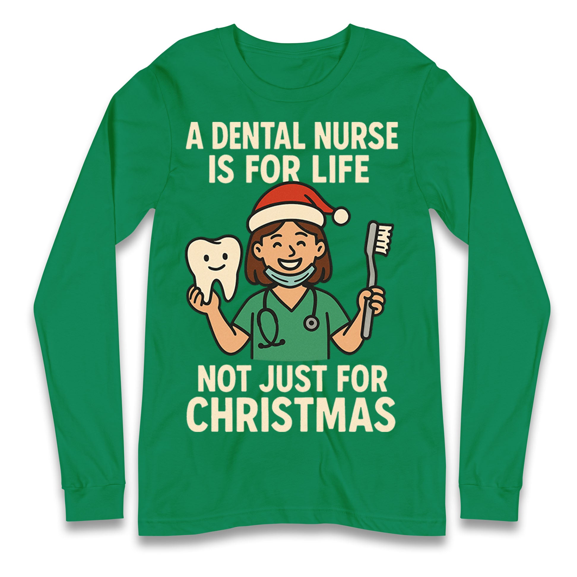 Dental Nurse Christmas Longsleeve T Shirt