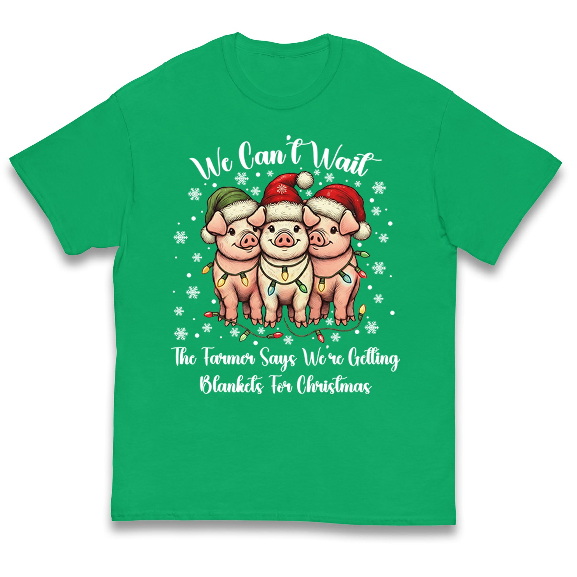 Three Pigs Christmas Kids T Shirt