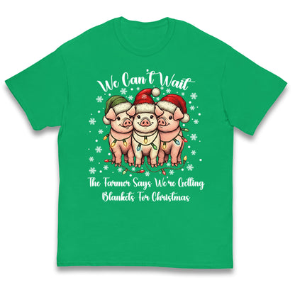 Three Pigs Christmas Kids T Shirt