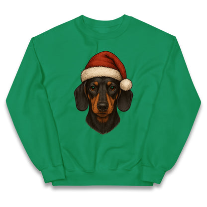 Dachshund Christmas Kids Jumper