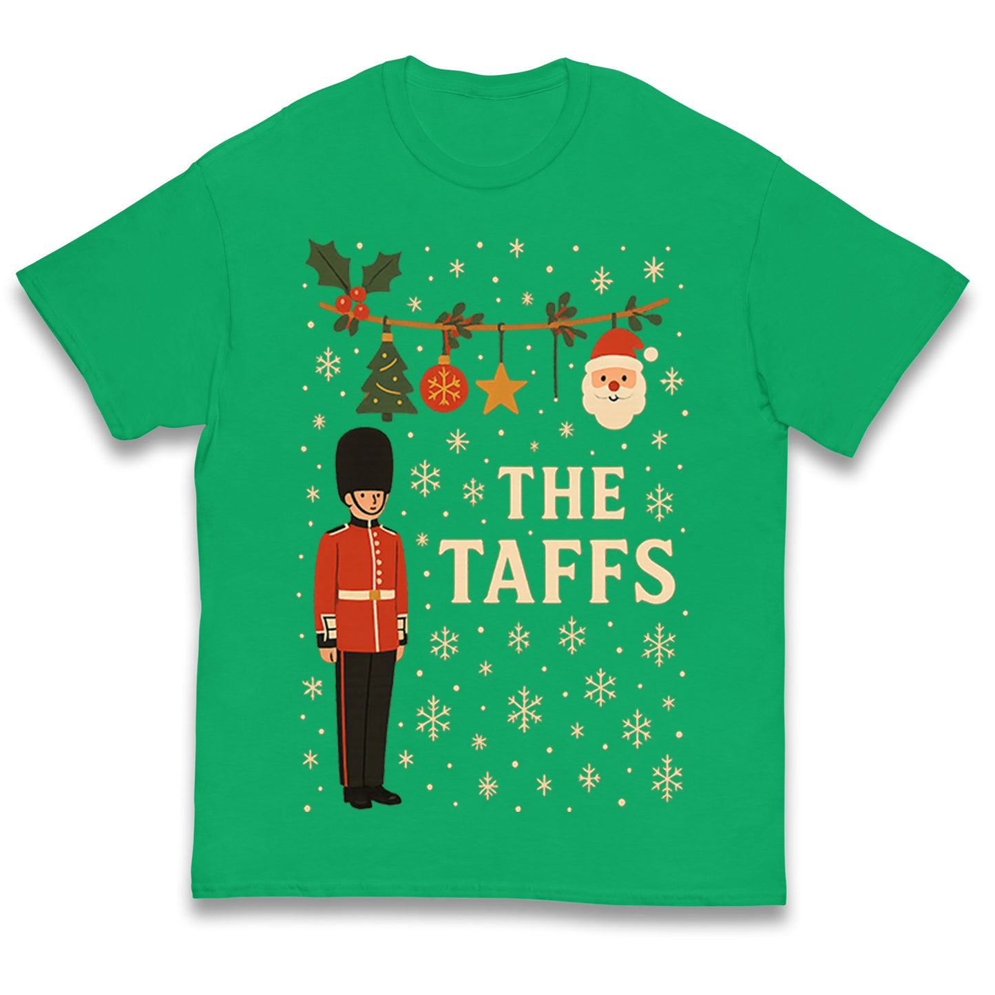 The Taffs Welsh Guards Christmas Kids T Shirt