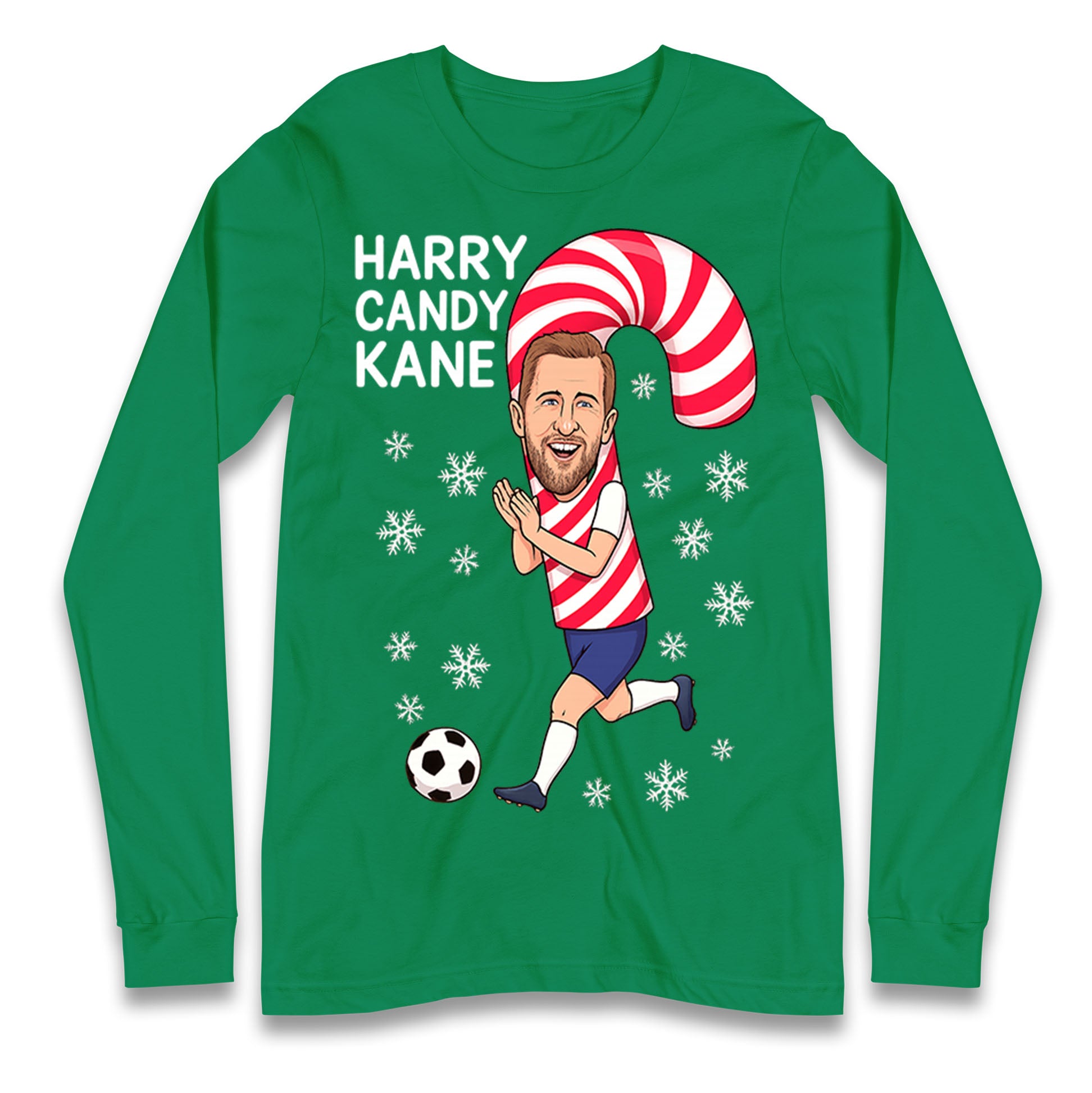 Harry Kane Christmas Longsleeve T Shirt