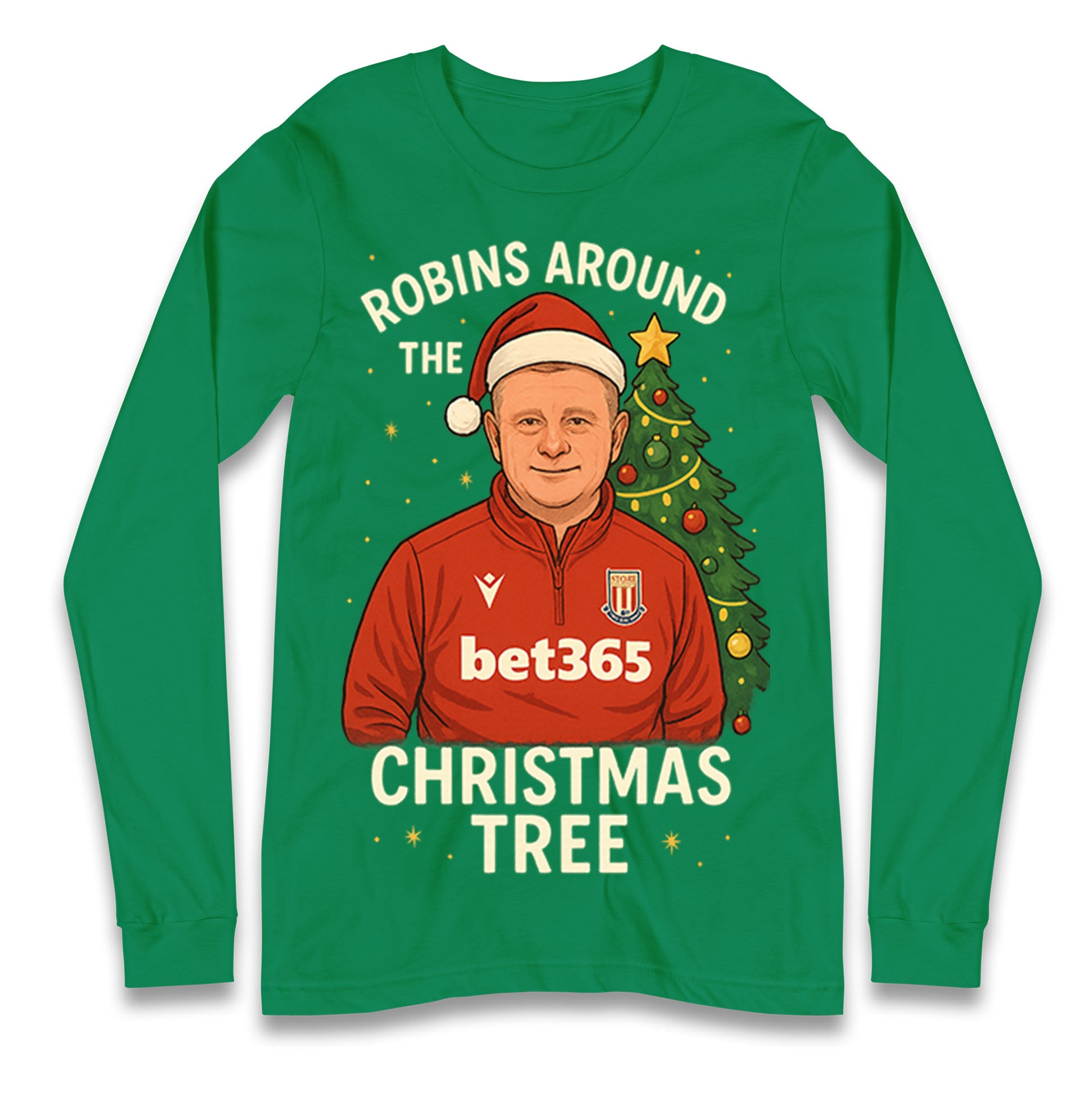 Stoke City Christmas Longsleeve T Shirt 