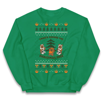 Star Wars Ewoks Christmas Kids Jumper