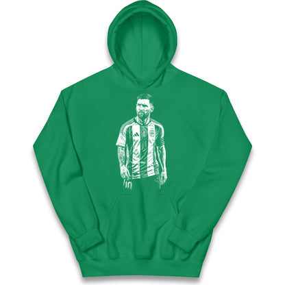 Lionel Messi Argentina Kids Hoodie