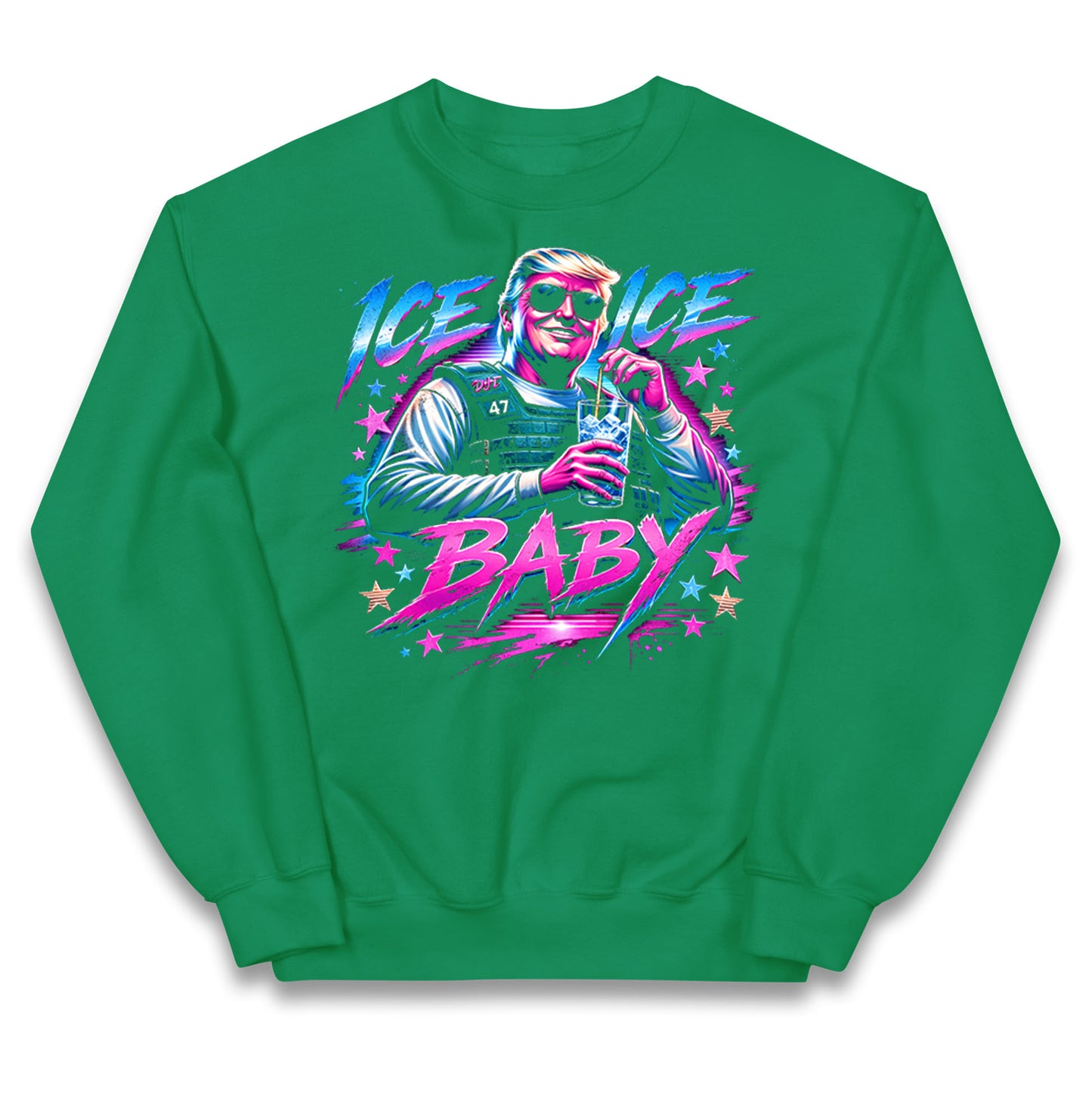 Donald Trump Ice Ice Baby Kids Jumper