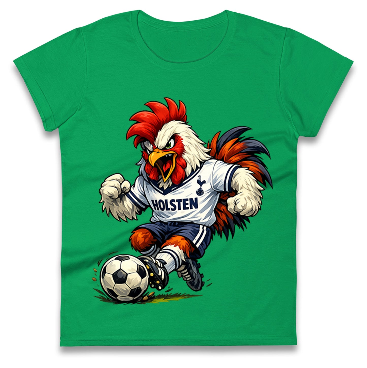 Retro Tottenhm Hotspur Ladies T Shirt