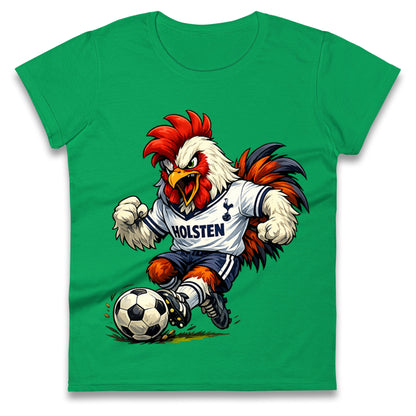 Retro Tottenhm Hotspur Ladies T Shirt