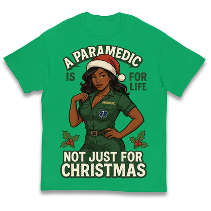 Paramedic Christmas Kids T Shirt