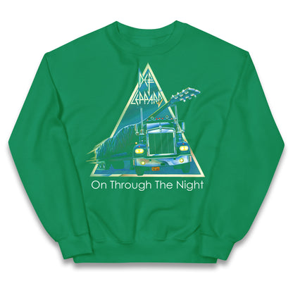 Leppard On Through The Night Kids Jumper
