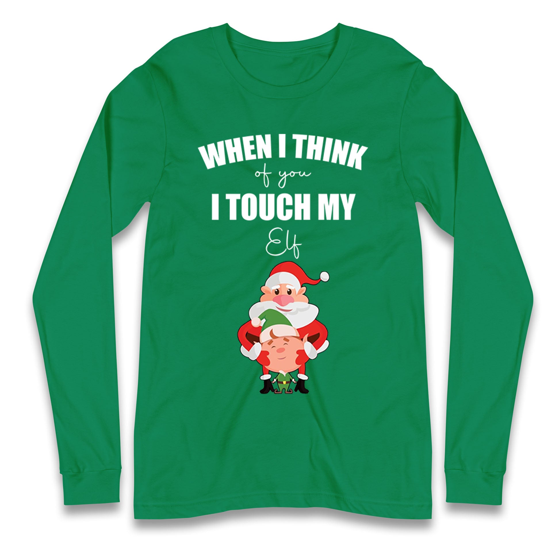 Santa Elf Christmas Longsleeve T Shirt