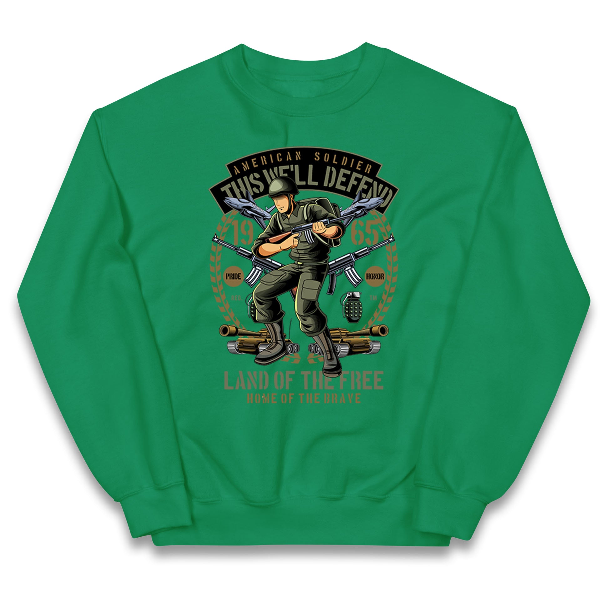 American Soldier Kids Jumper