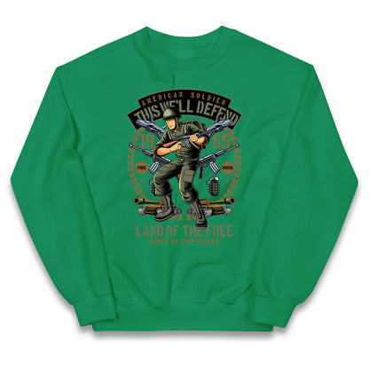 American Soldier Kids Jumper