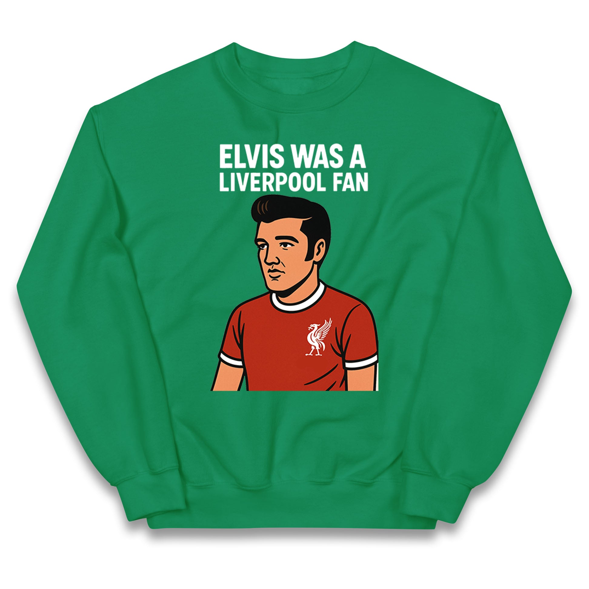Elvis Presley Liverpool Football Kids Jumper