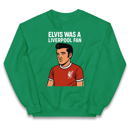 Elvis Presley Liverpool Football Kids Jumper