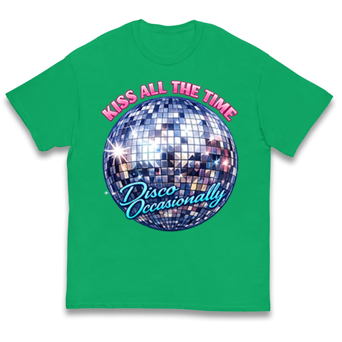 Kiss All The Time Disco Occasionally Kids T Shirt