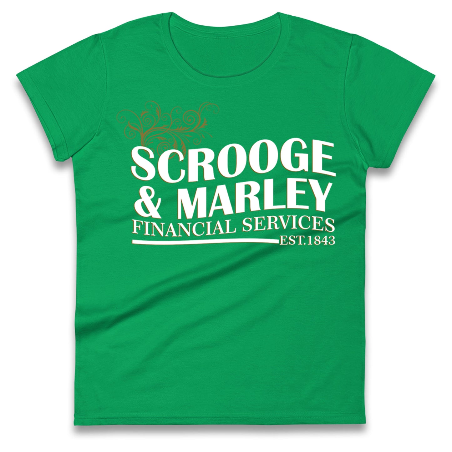 scrooge marley christmas womens top