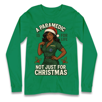 Paramedic Xmas Longsleeve T Shirt