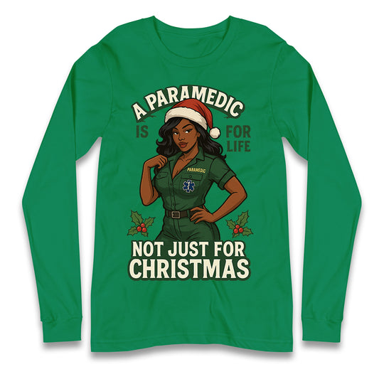Paramedic Xmas Longsleeve T Shirt