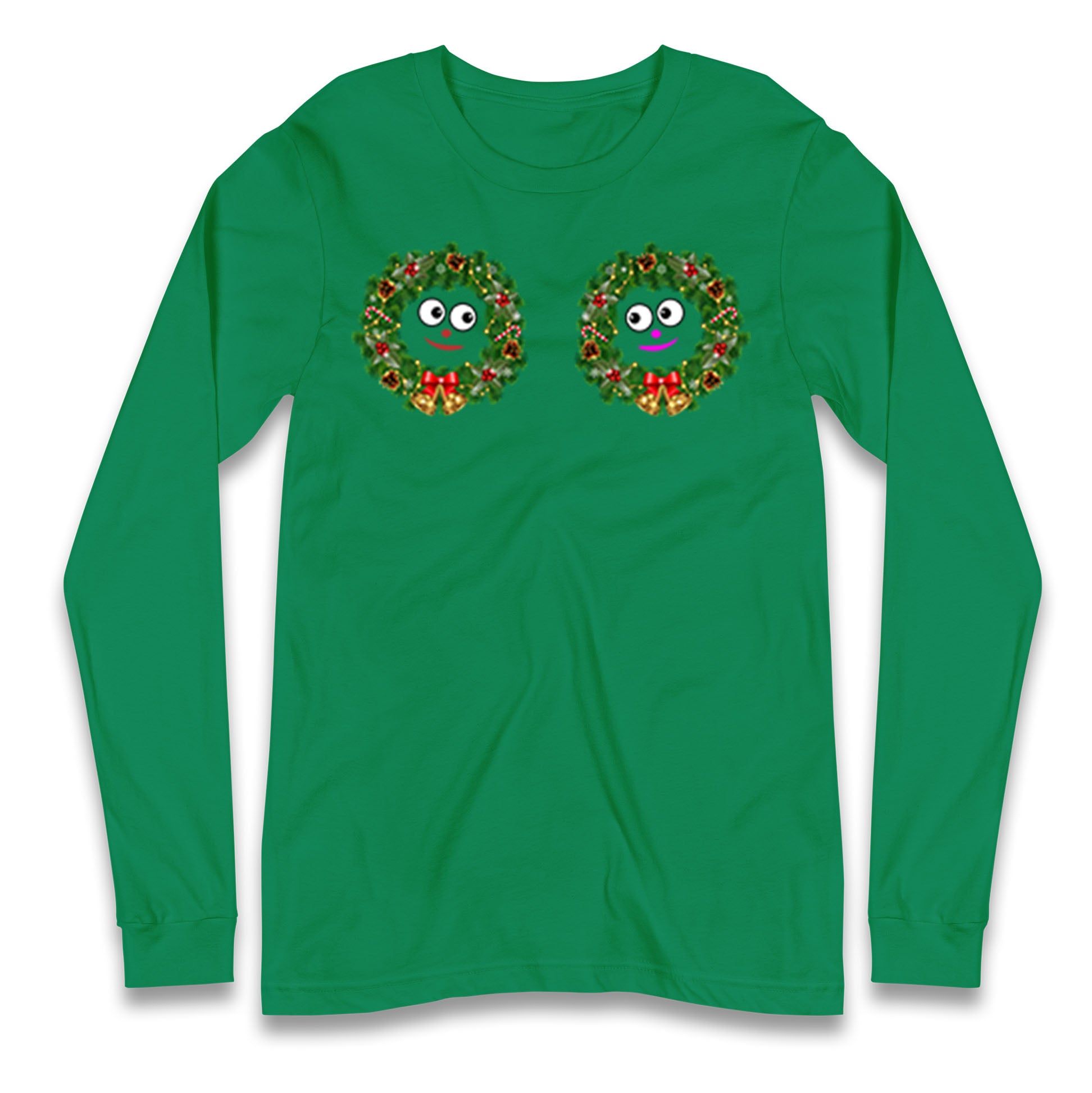 Christmas Decoration Rings Smiley Funny T Shirt