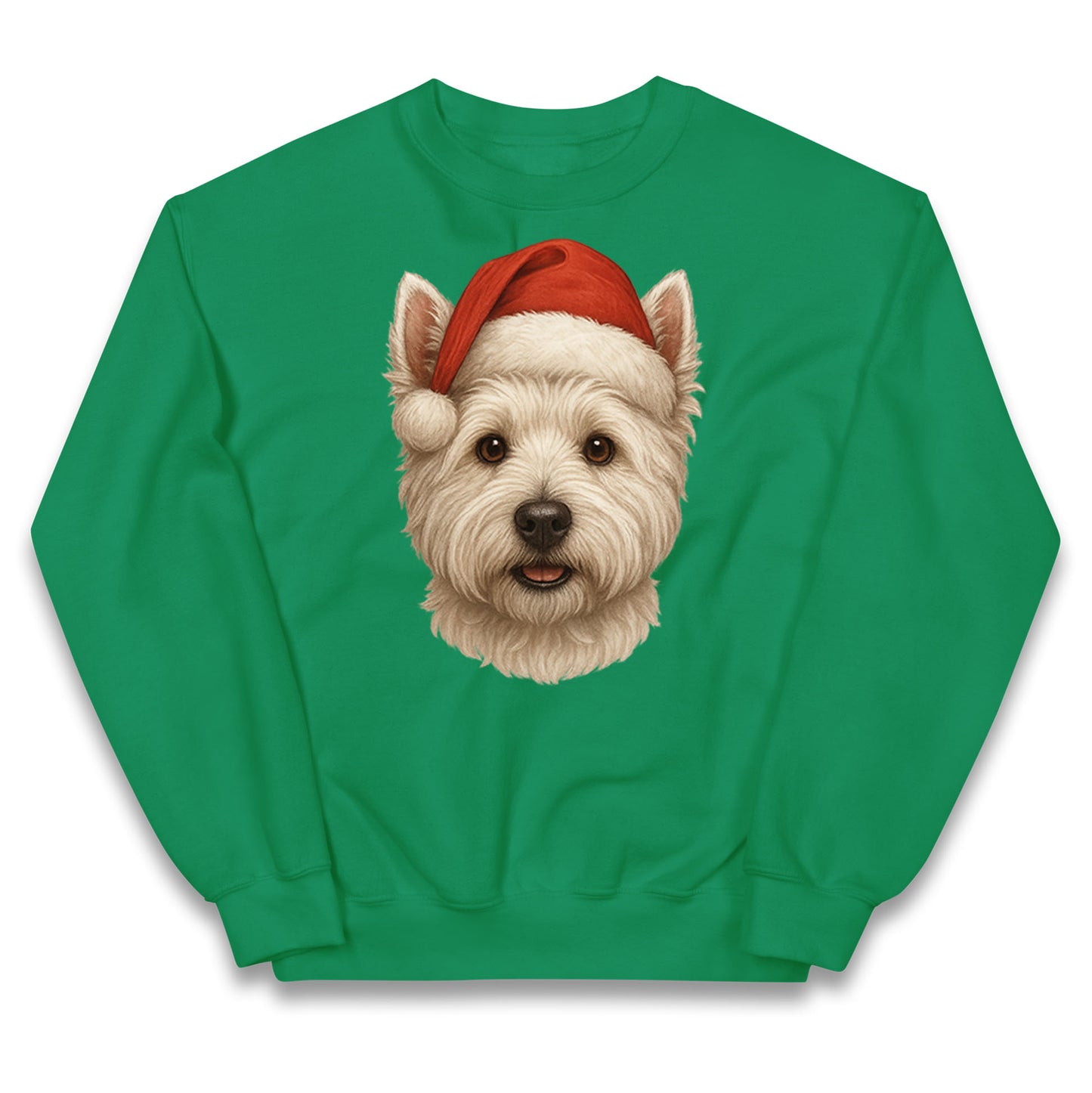 West Highland White Terrier Christmas Kids Jumper
