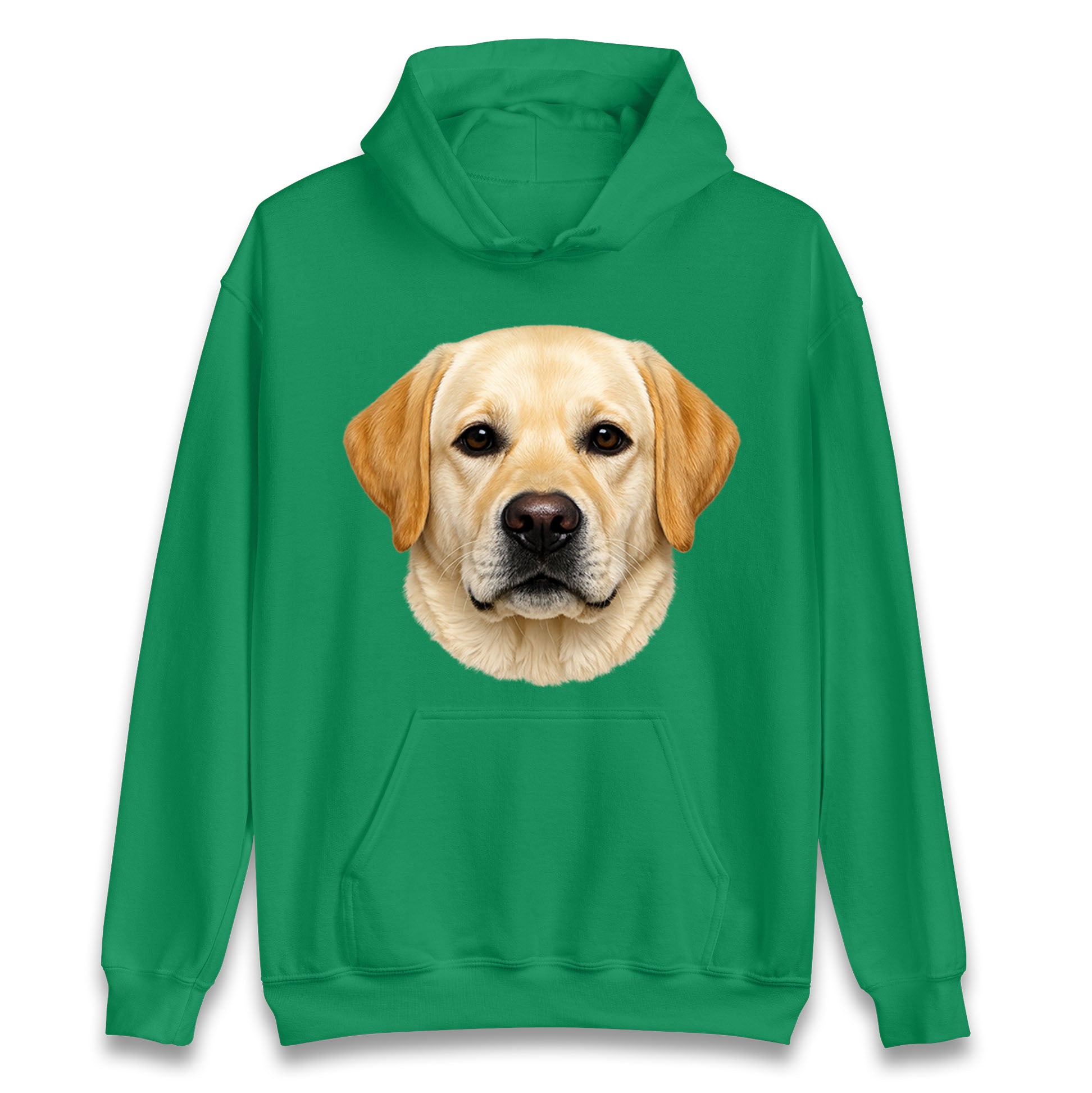 Labrador Dog Face Hoodie