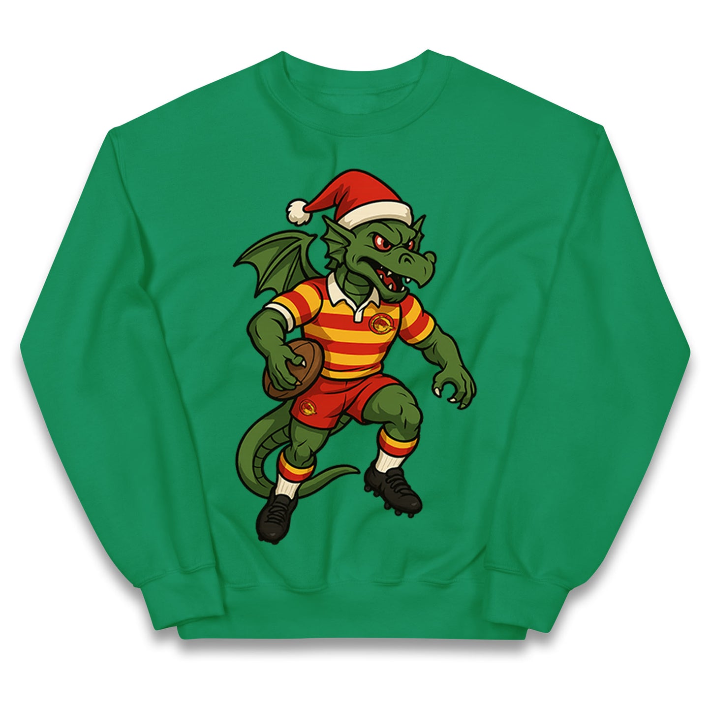 Catalans Dragons Christmas Kids Jumper