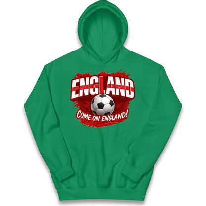 England Retro World Cup Kids Hoodie