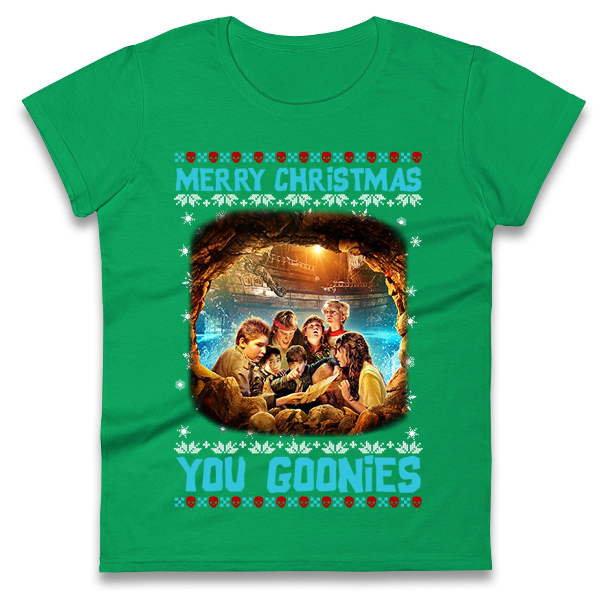 The Goonies Christmas Ladies T Shirt