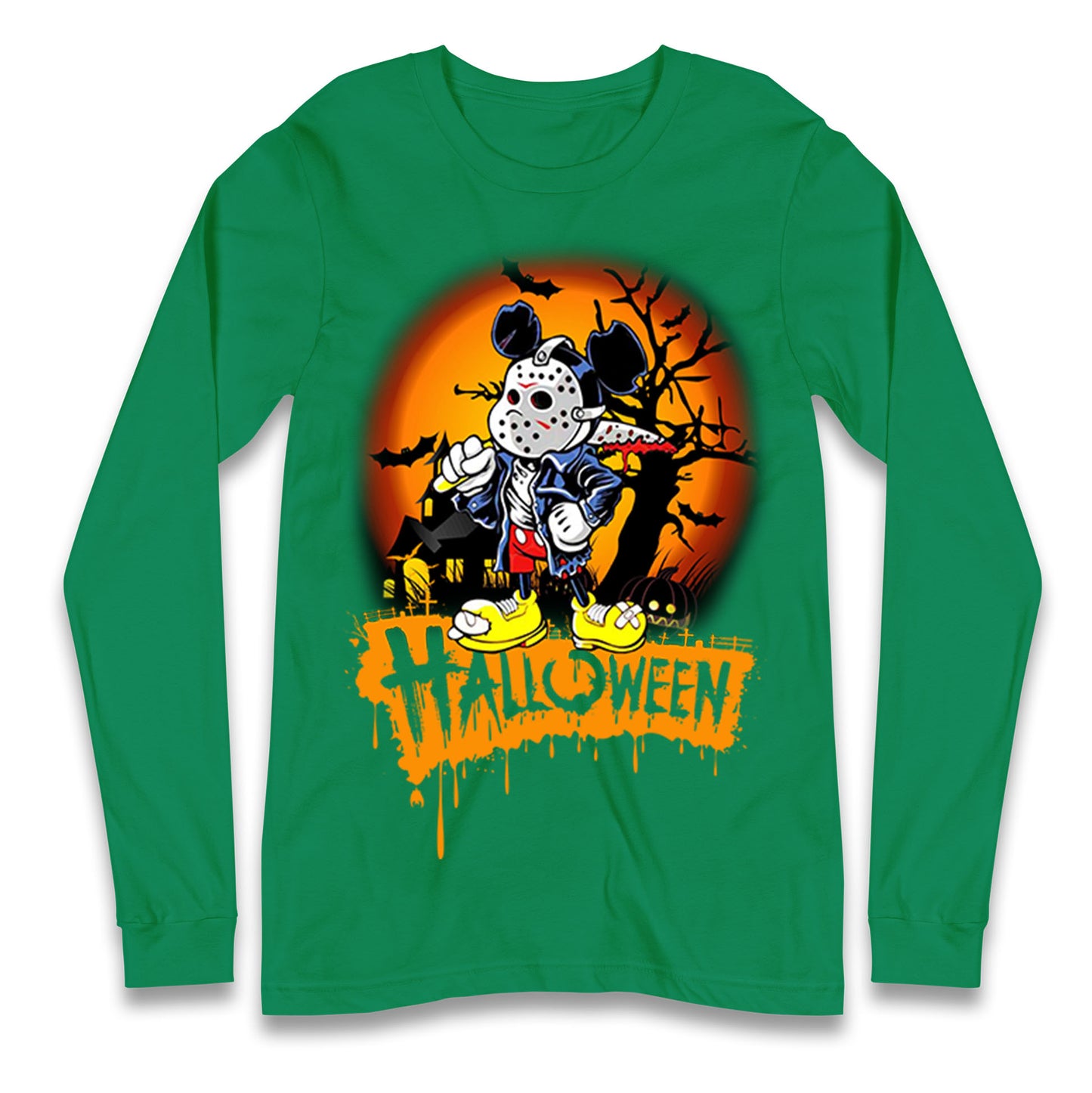 Mickey Mouse Haunted Halloween T Shirt
