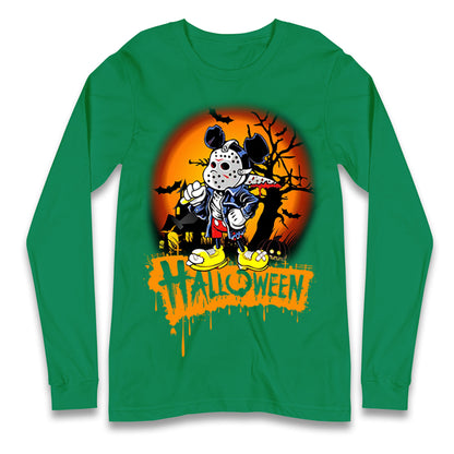 Mickey Mouse Haunted Halloween T Shirt
