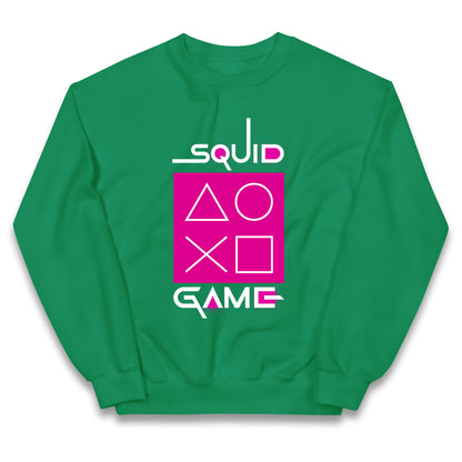 Squid Game Shapes kids Jumper