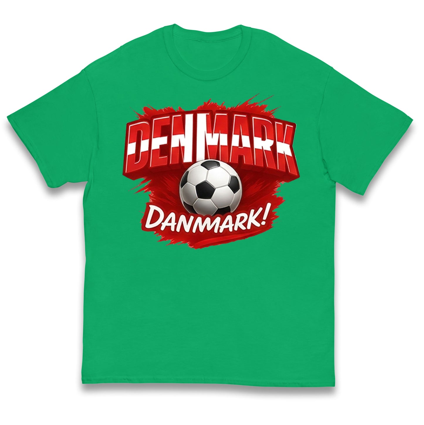 Denmark Retro World Cup Kids T Shirt