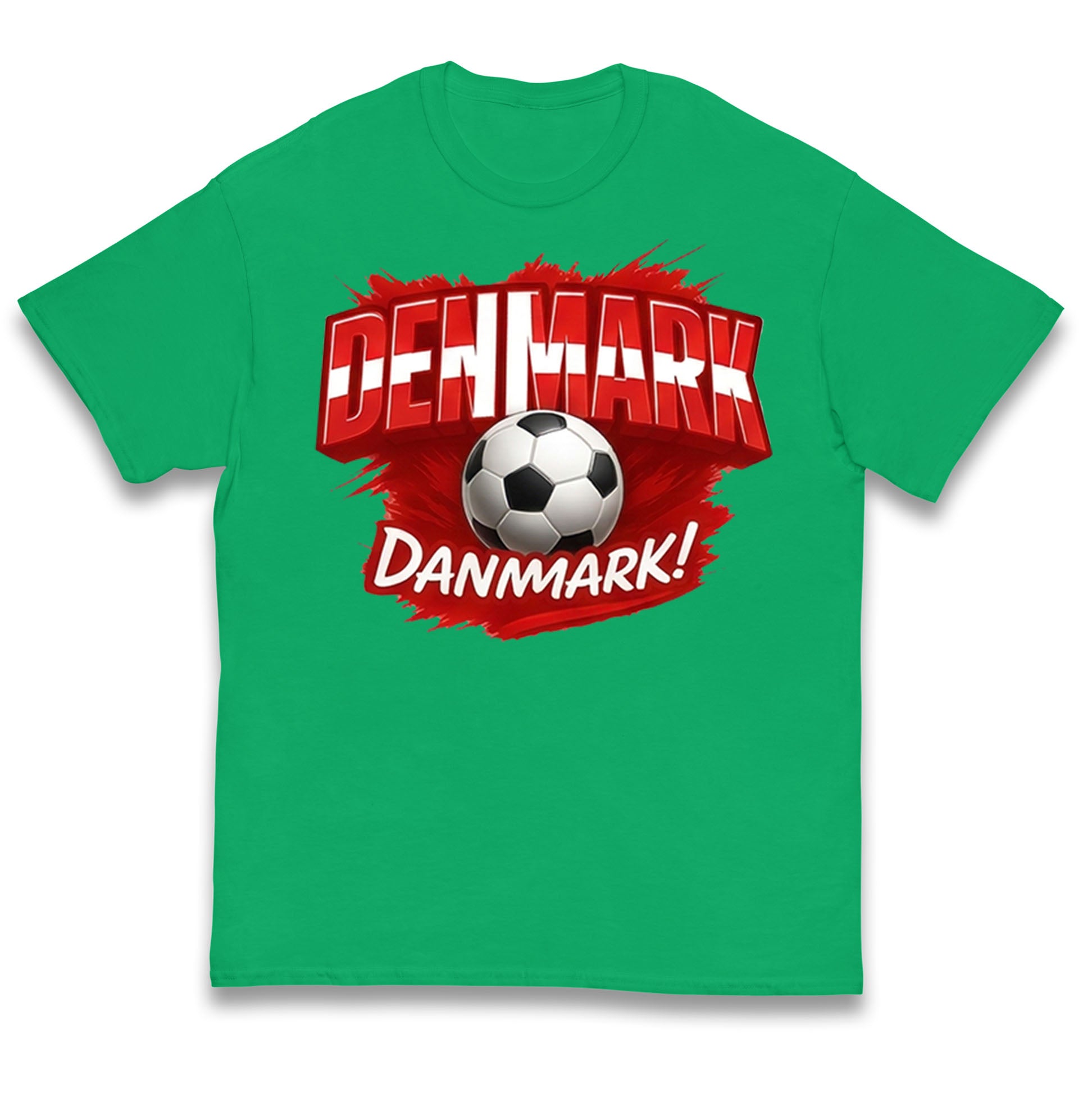 Denmark Retro World Cup Kids T Shirt